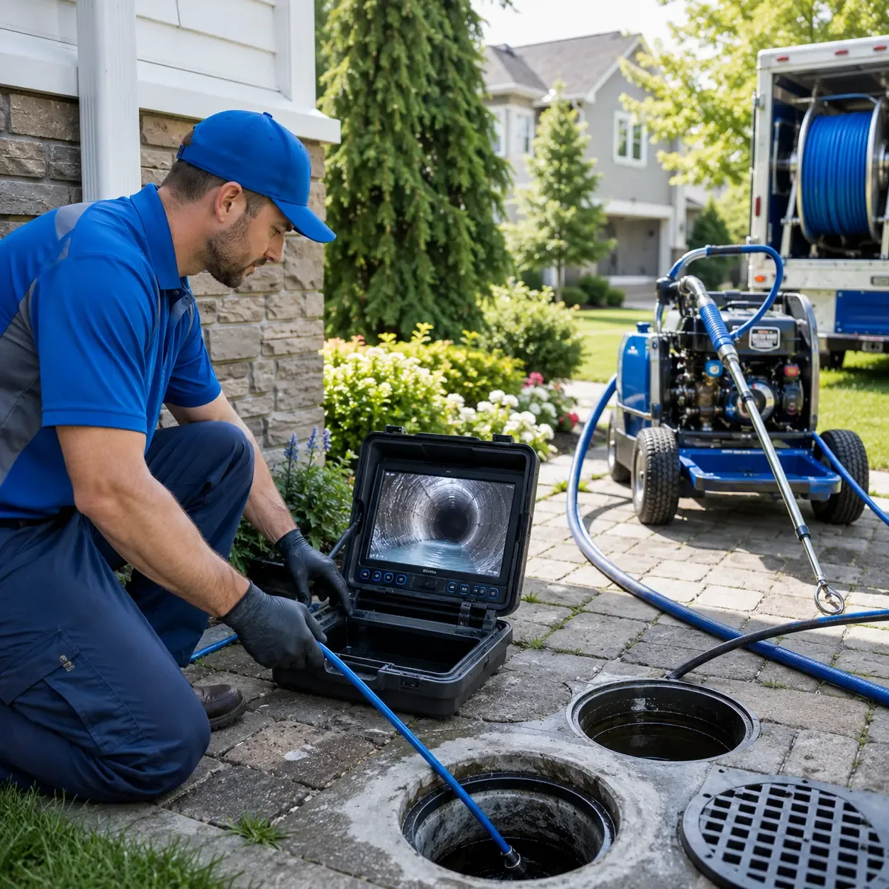 Outdoor drain cleaning professionals serving Essington, PA